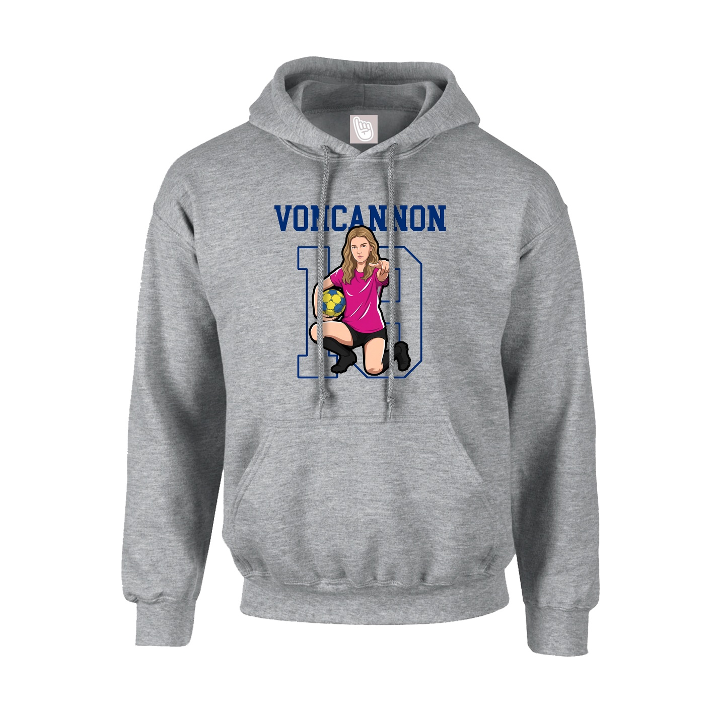 Hoodie — Shirsey in Grey