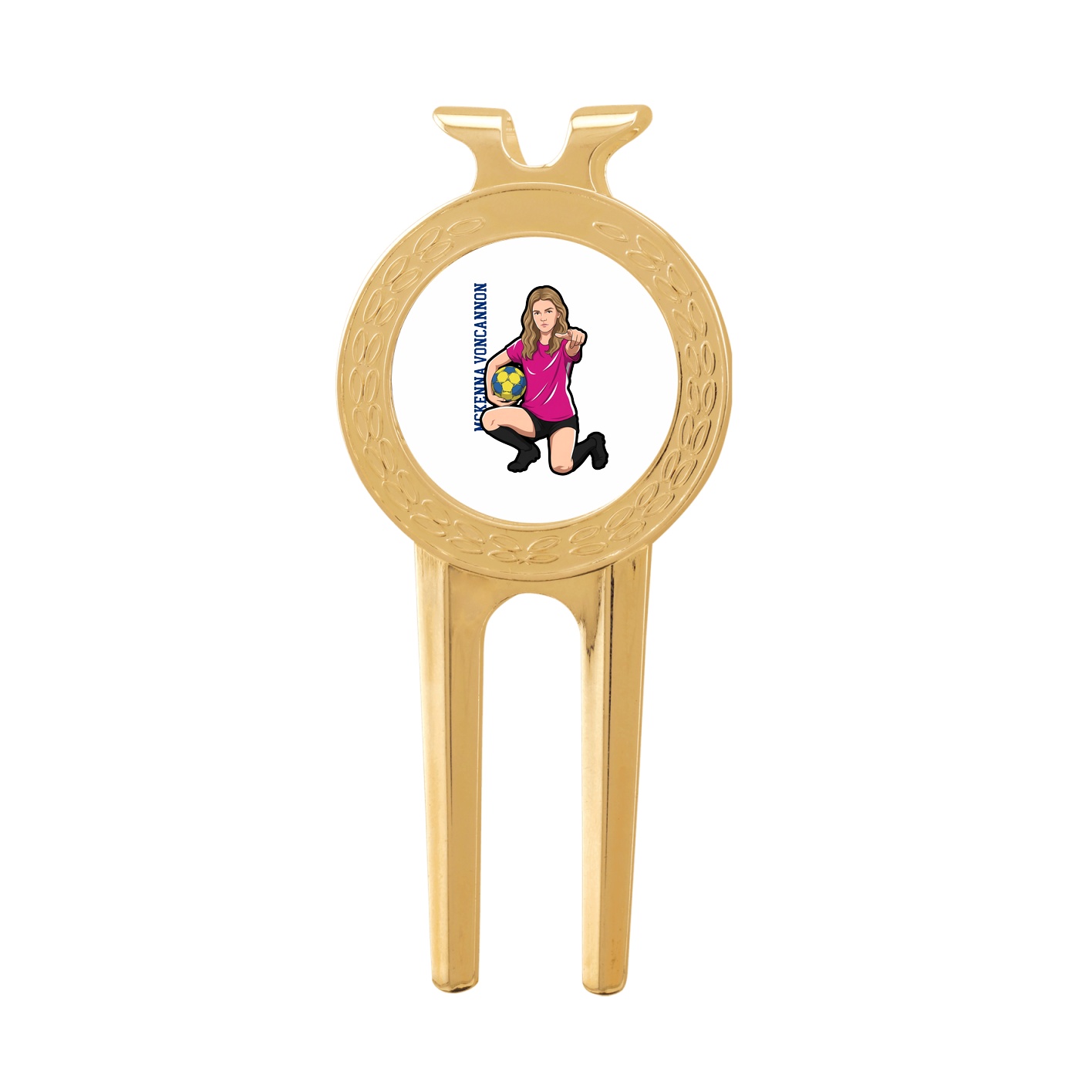 Divot Tool with Ball Marker — Name Vertical in Classic