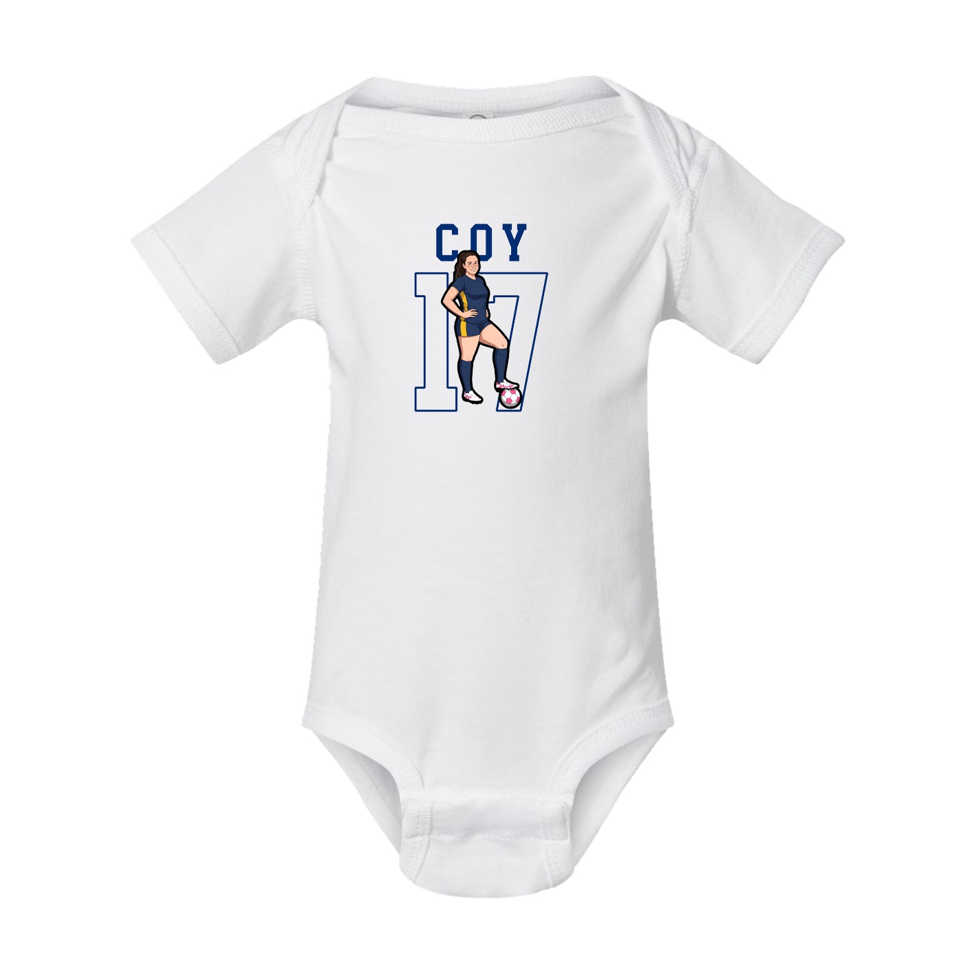 Baby Onesie — Shirsey in White