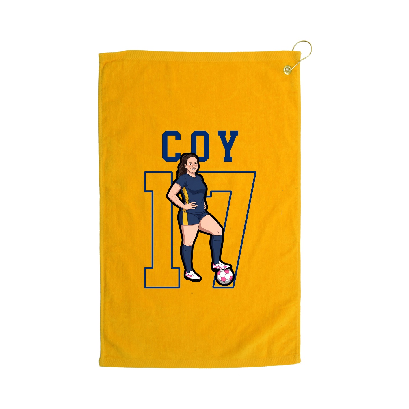 Golf Towel — Shirsey in Gold