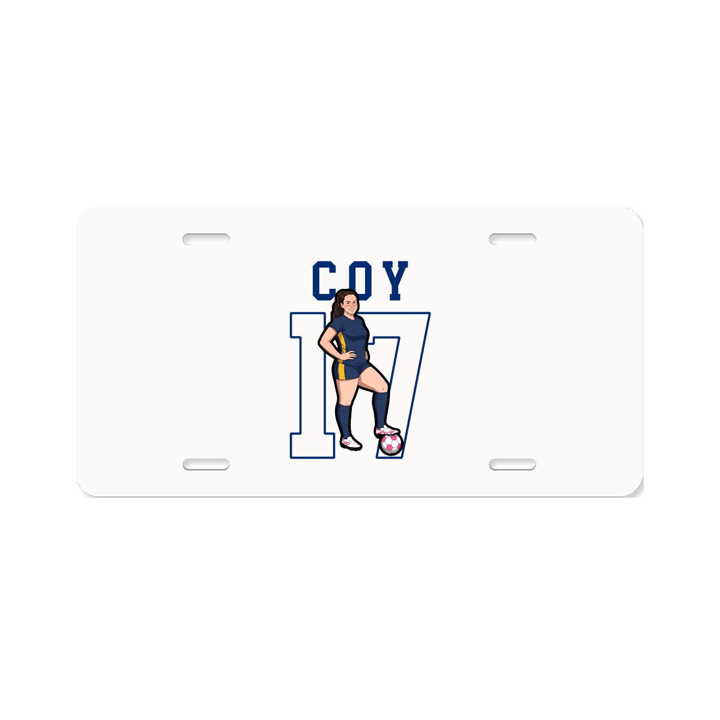 License Plate — Shirsey in Classic