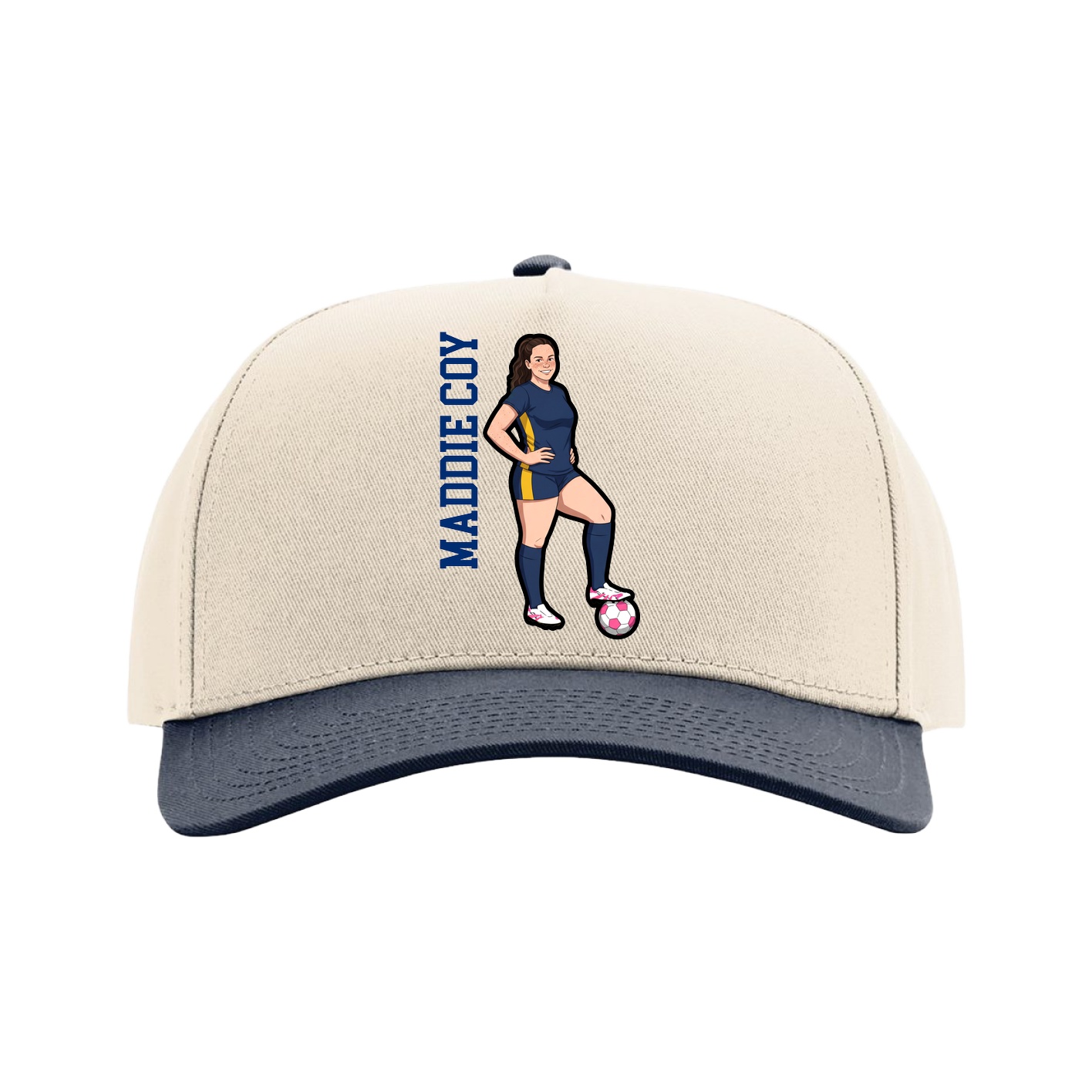 Full Fabric Five-Panel Champ Cap