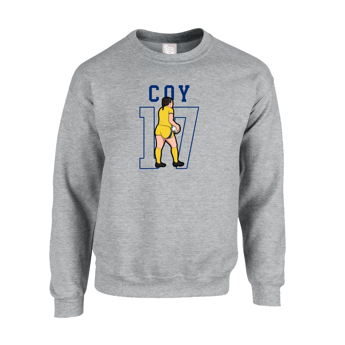 Fleece Crew — Shirsey in Grey