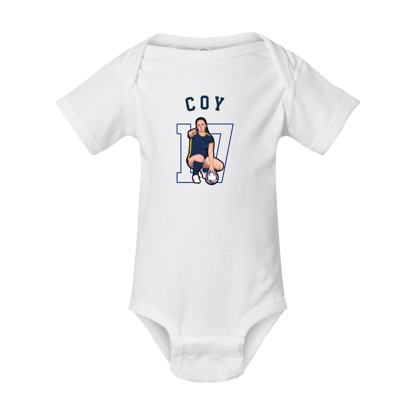Baby Onesie — Shirsey Arch in White