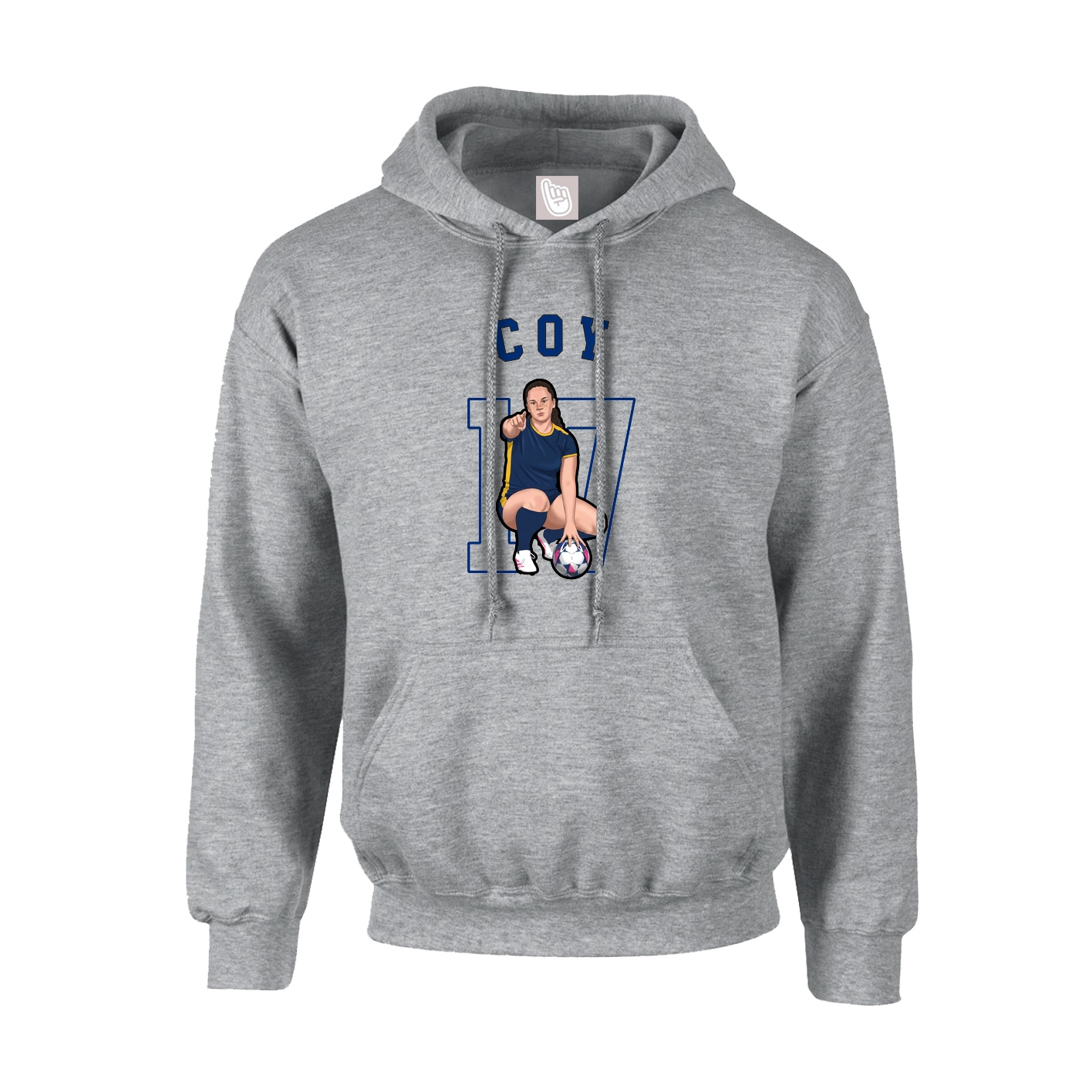 Hoodie — Shirsey Arch in Grey