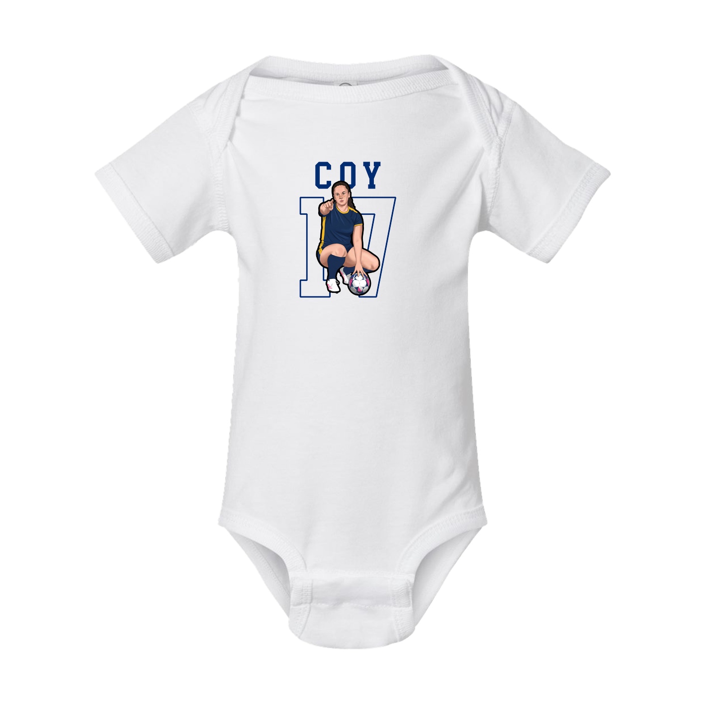 Baby Onesie — Shirsey in White