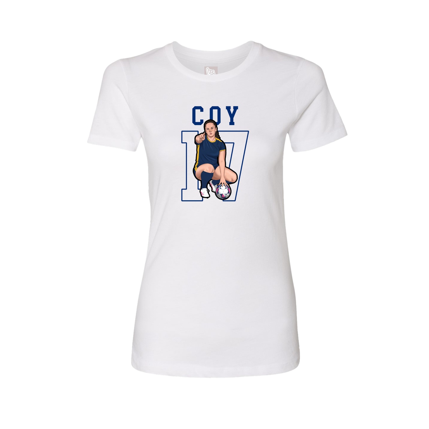 Fitted Women's Tee — Shirsey in White