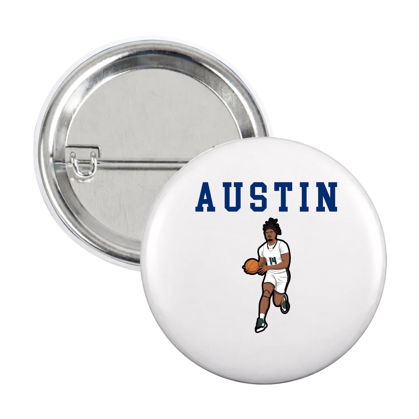 Game Day Button — Shirsey in White
