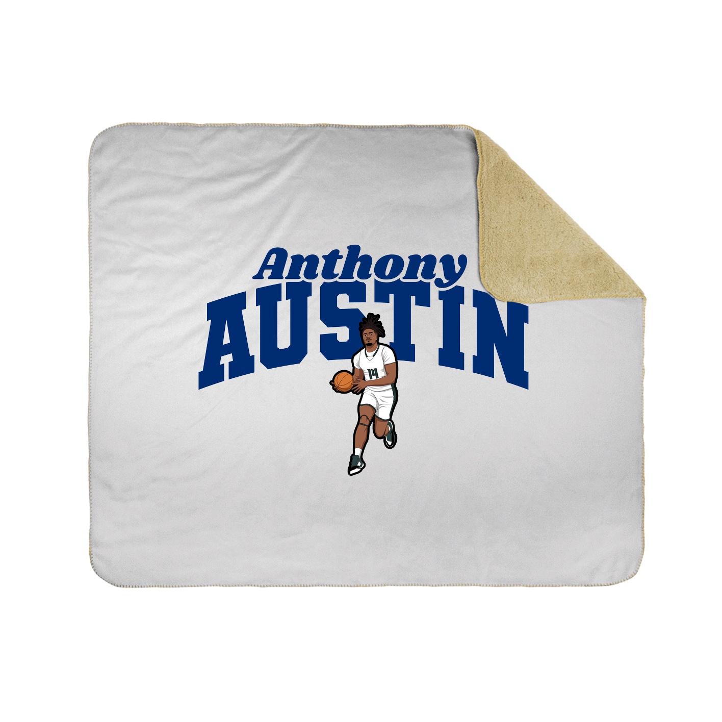 Throw Blanket — Signature Arch in White