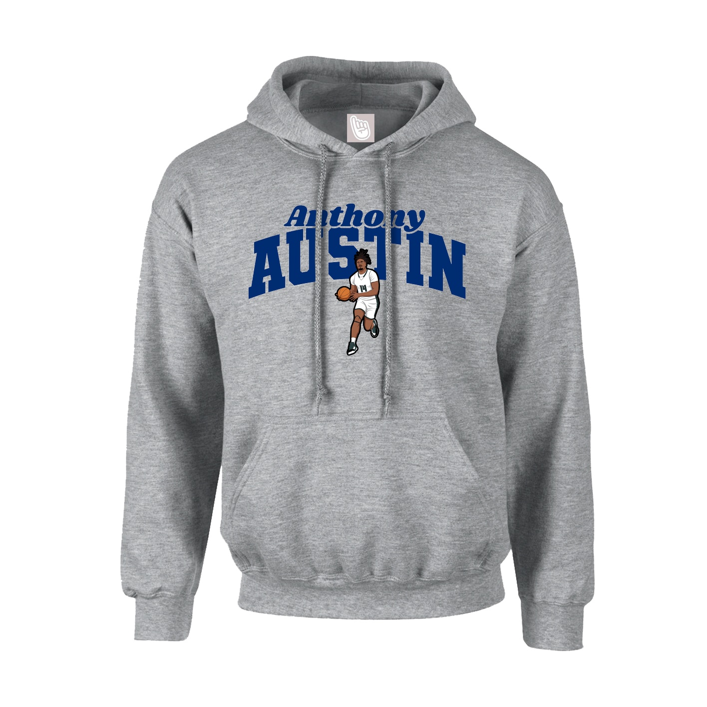 Hoodie — Signature Arch in Grey