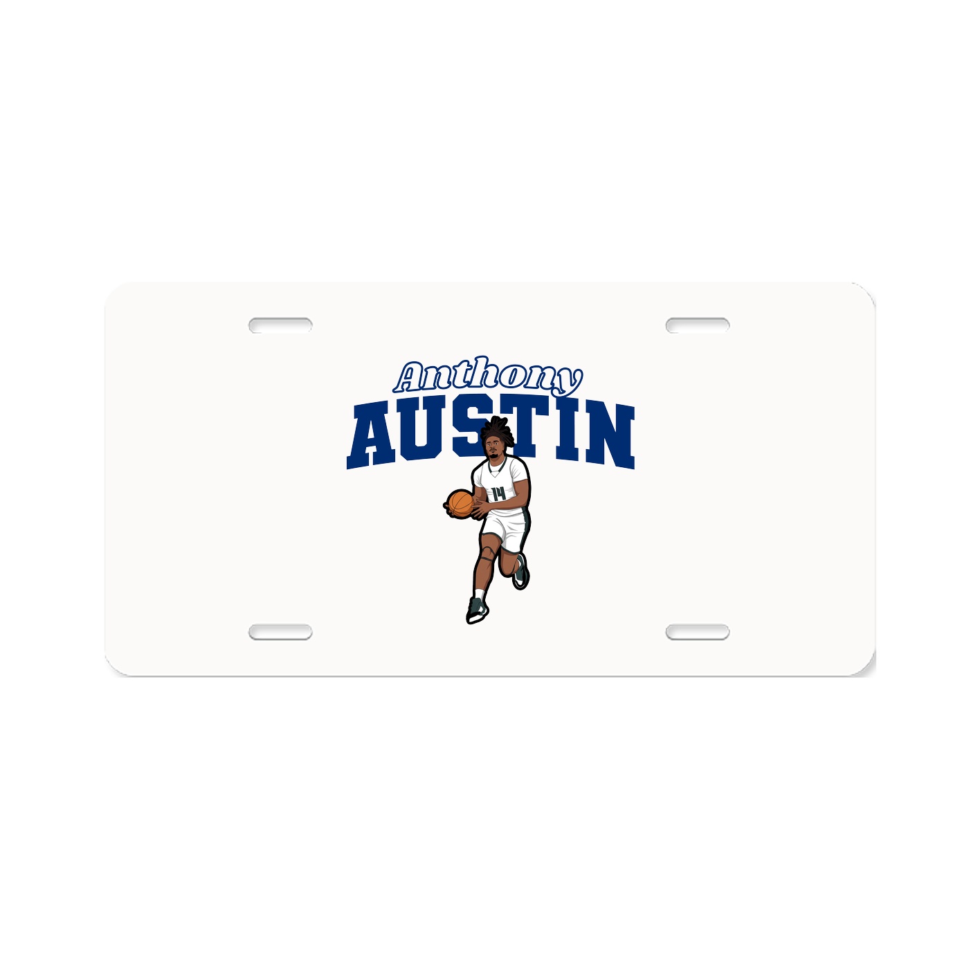 License Plate — Name Arch in Classic
