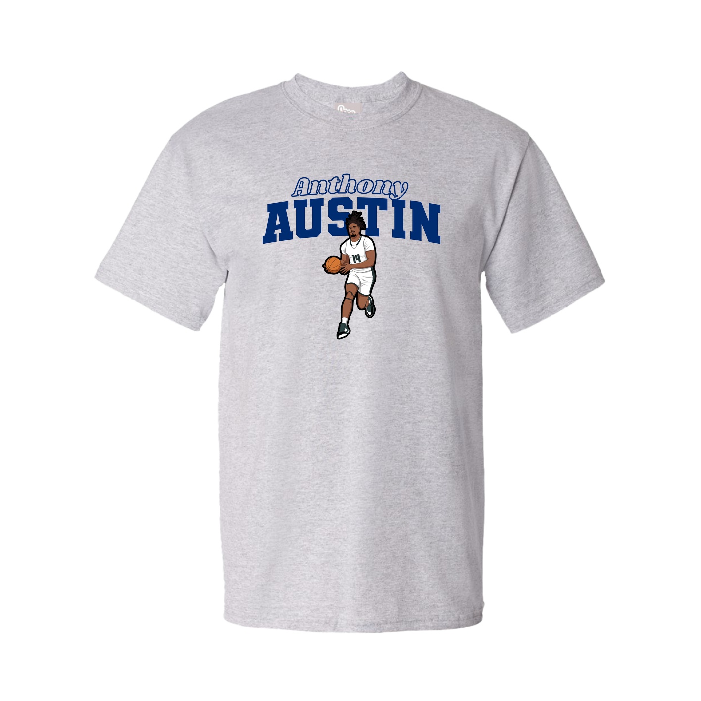 Tee — Name Arch in Grey