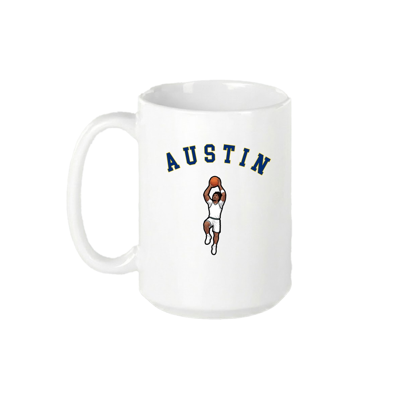 15oz Coffee Mug — Shirsey Arch in White