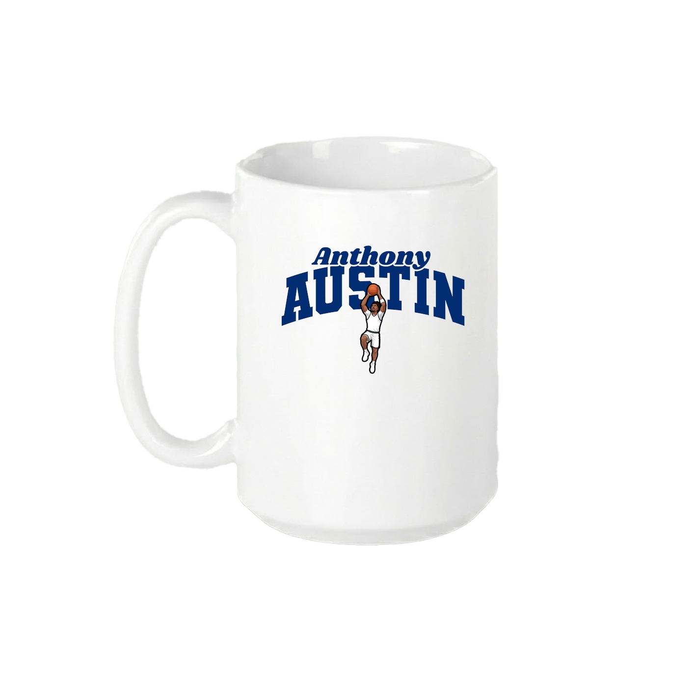 15oz Coffee Mug — Signature Arch in White