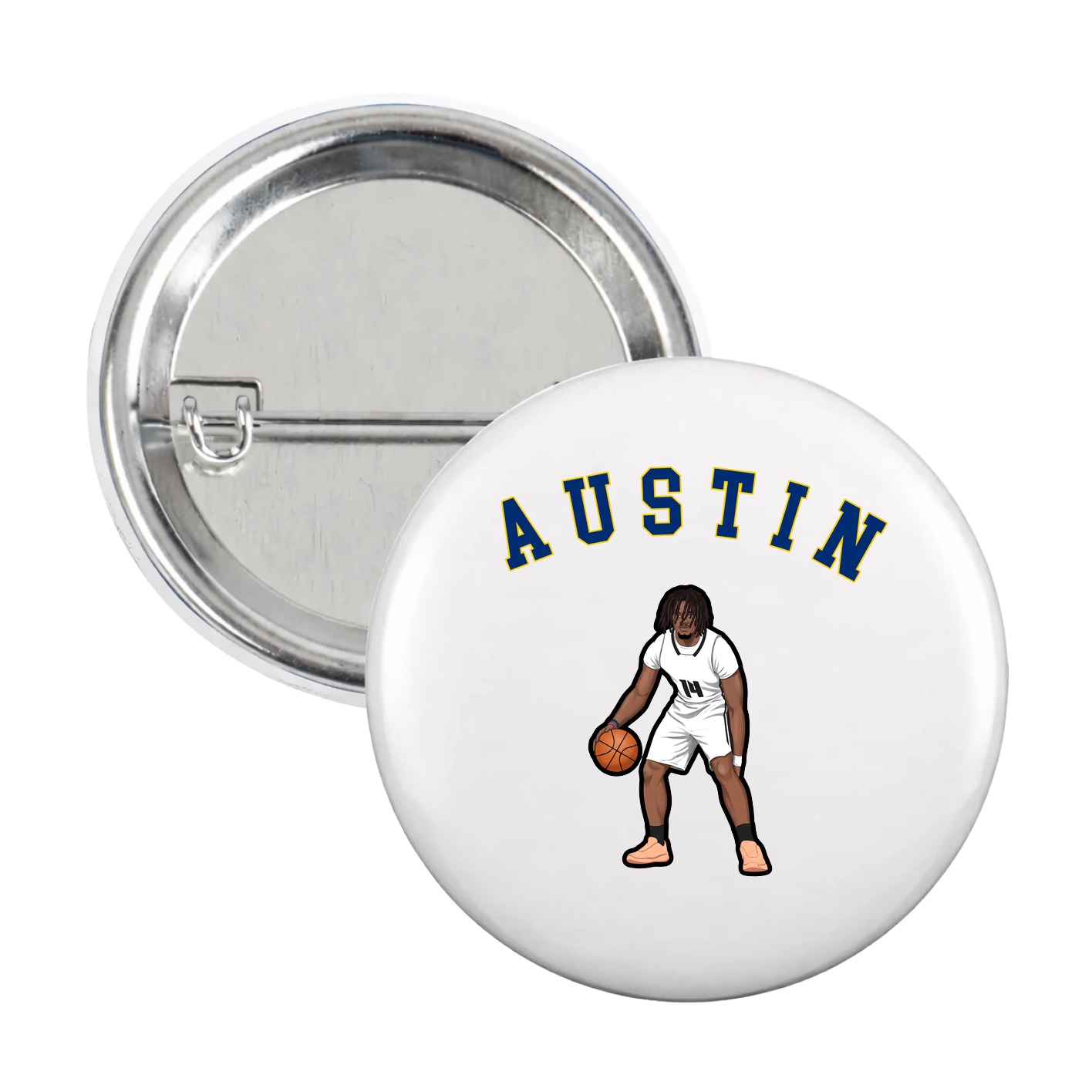 Game Day Button — Shirsey Arch in White
