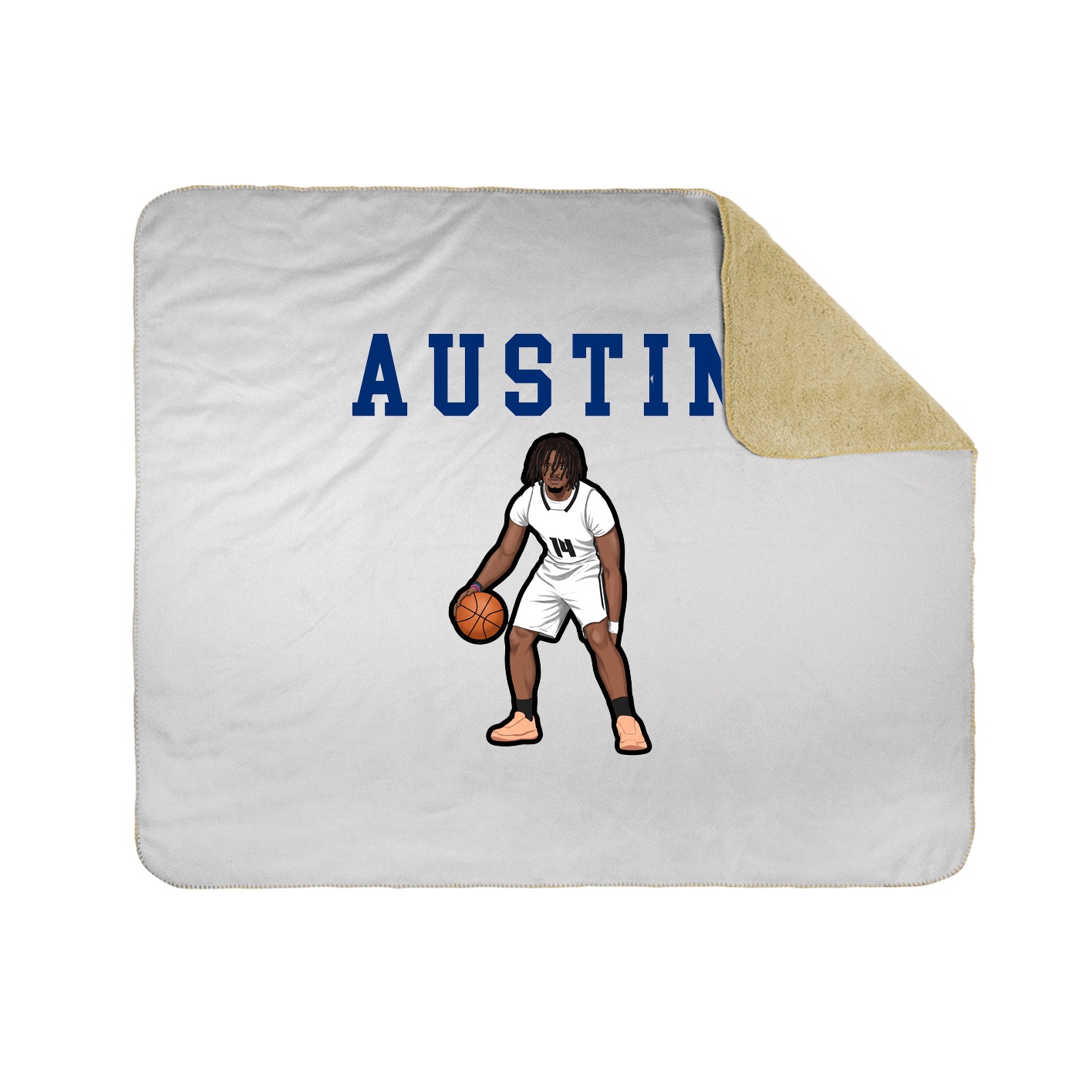 Throw Blanket — Shirsey in White