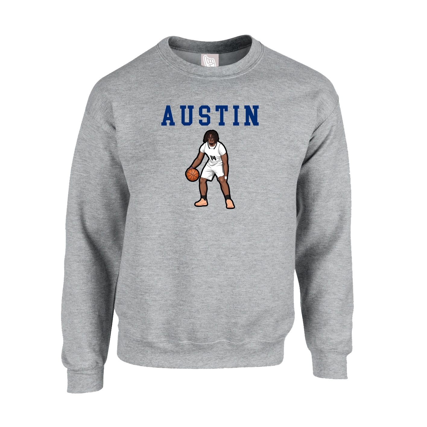 Fleece Crew — Shirsey in Grey