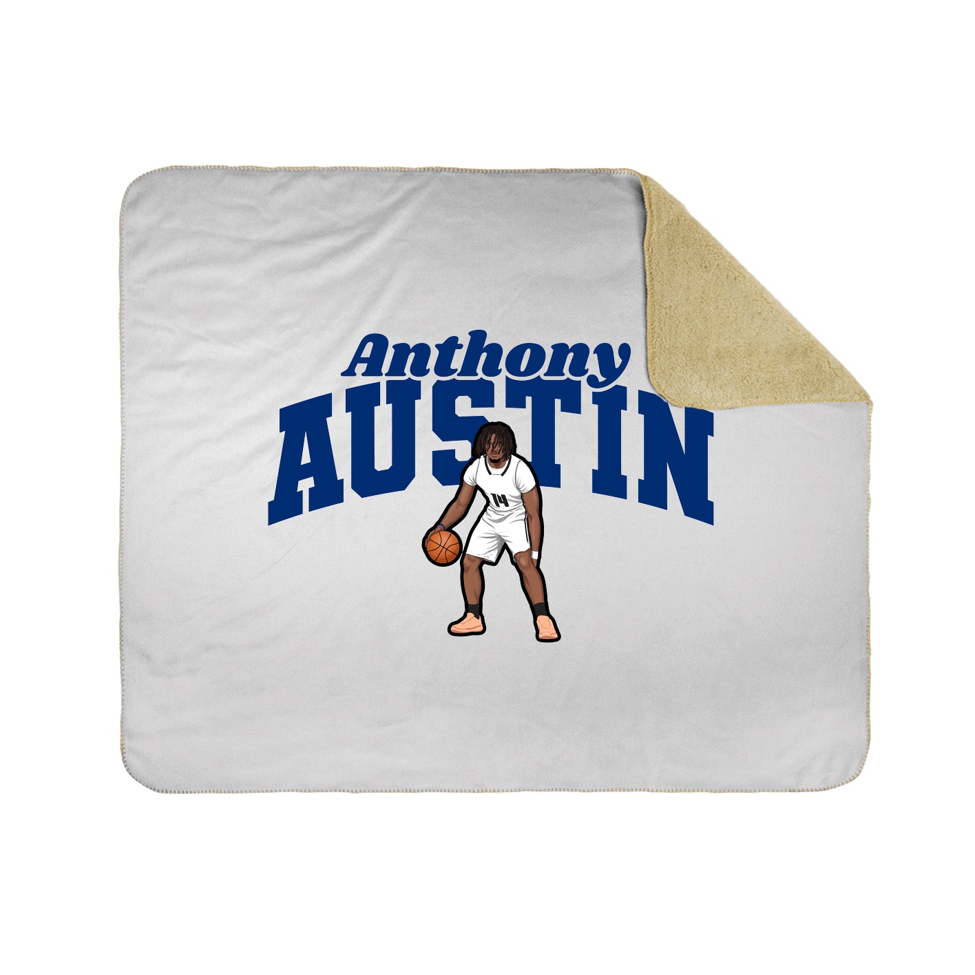 Throw Blanket — Signature Arch in White