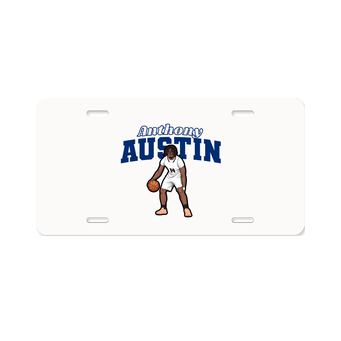 License Plate — Name Arch in Classic