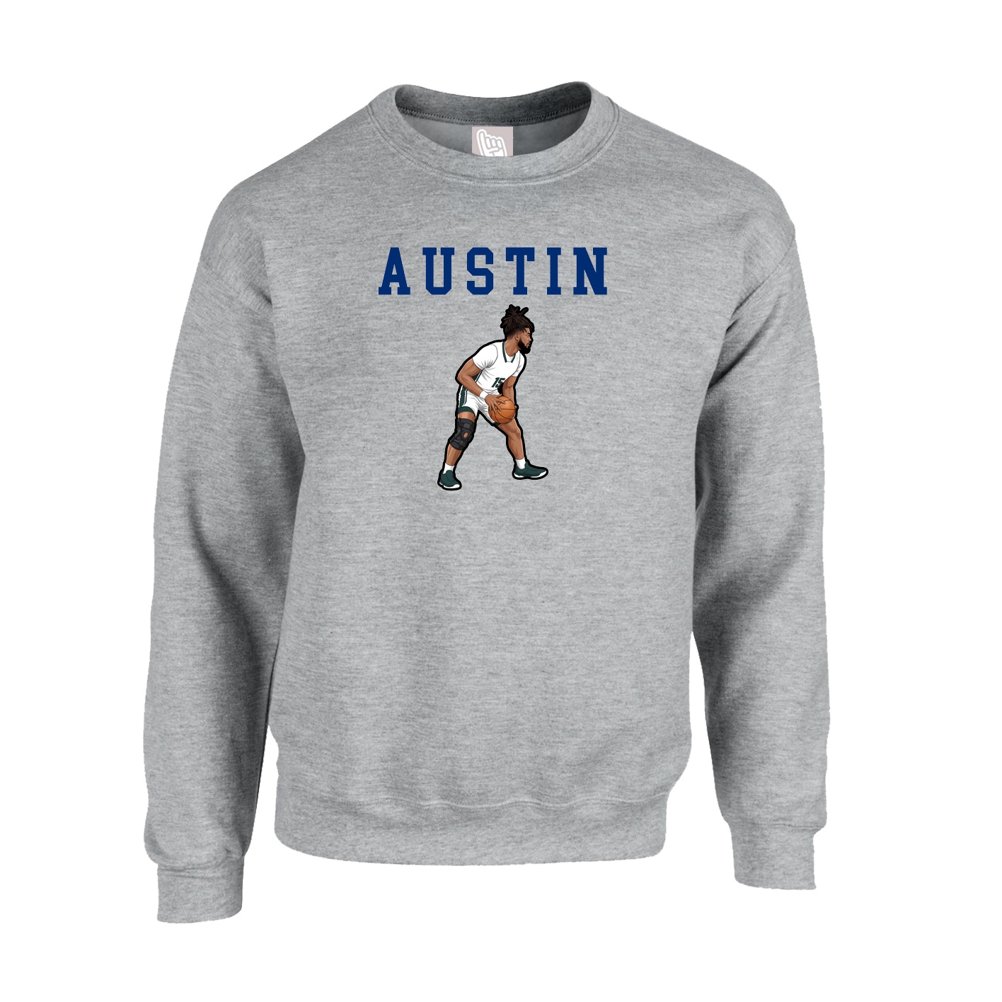 Fleece Crew — Shirsey in Grey