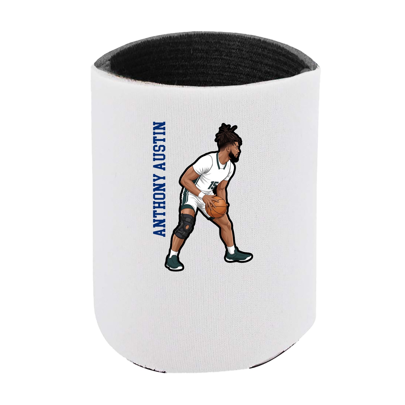 Can Holder — Name Vertical in White