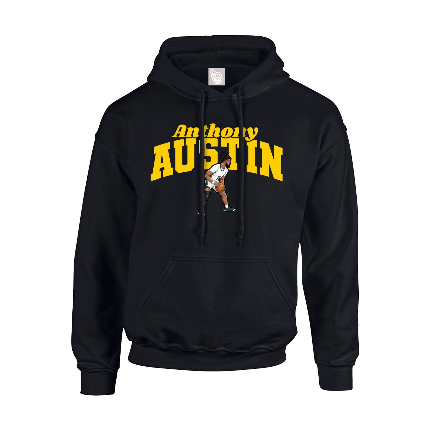 Hoodie — Signature Arch in Black