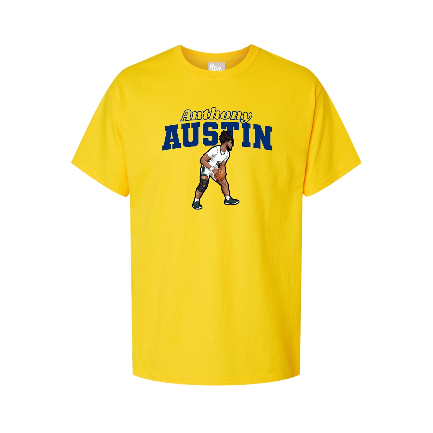 Youth Tee — Name Arch in Gold