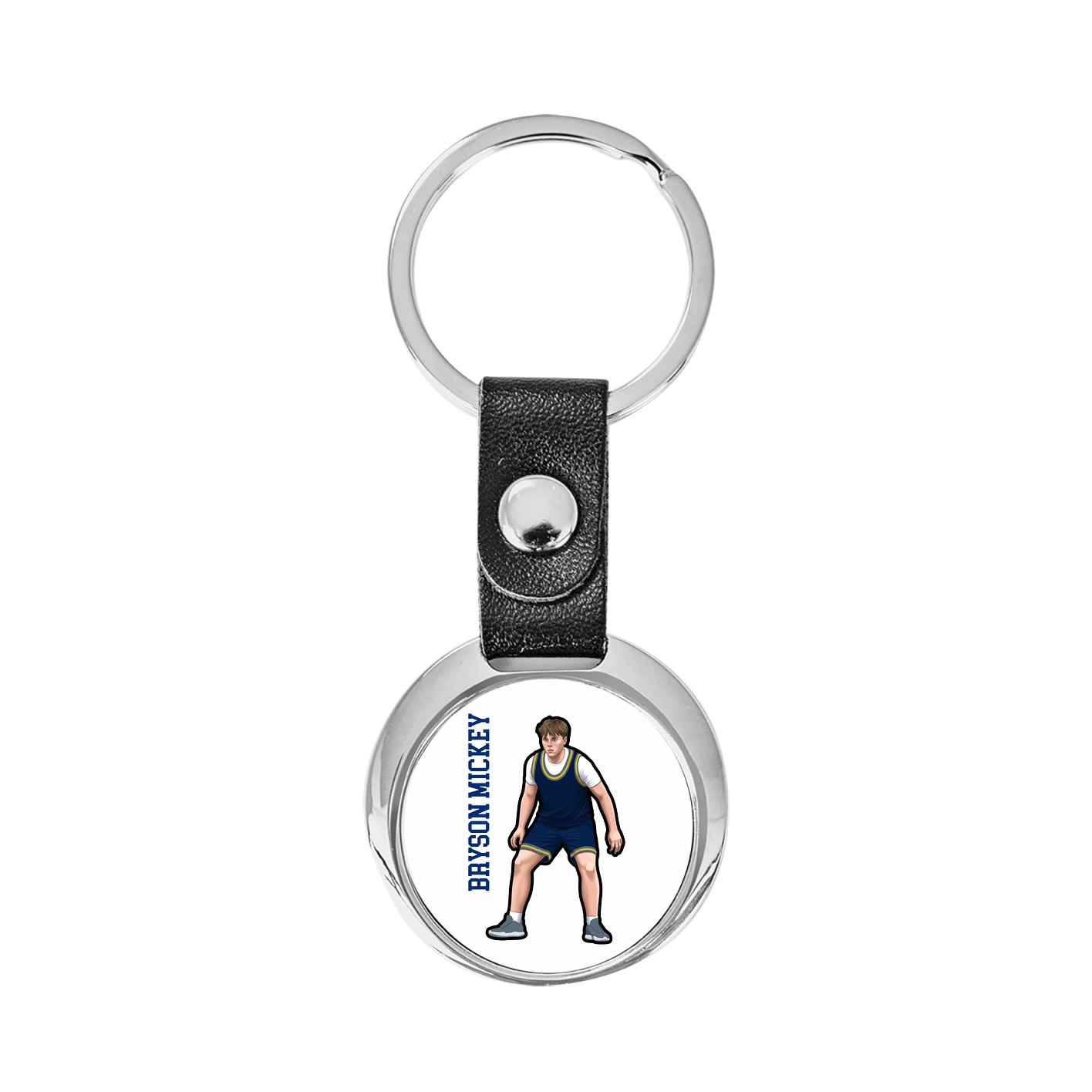 Key Chain — Name Vertical in Classic