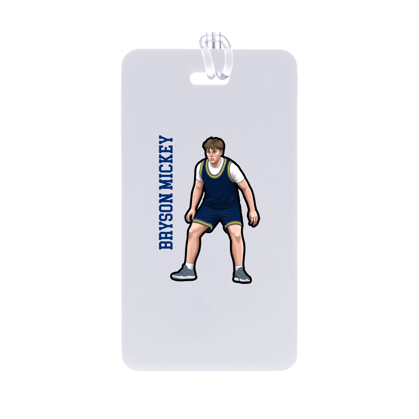 Bag Tag — Name Vertical in Classic