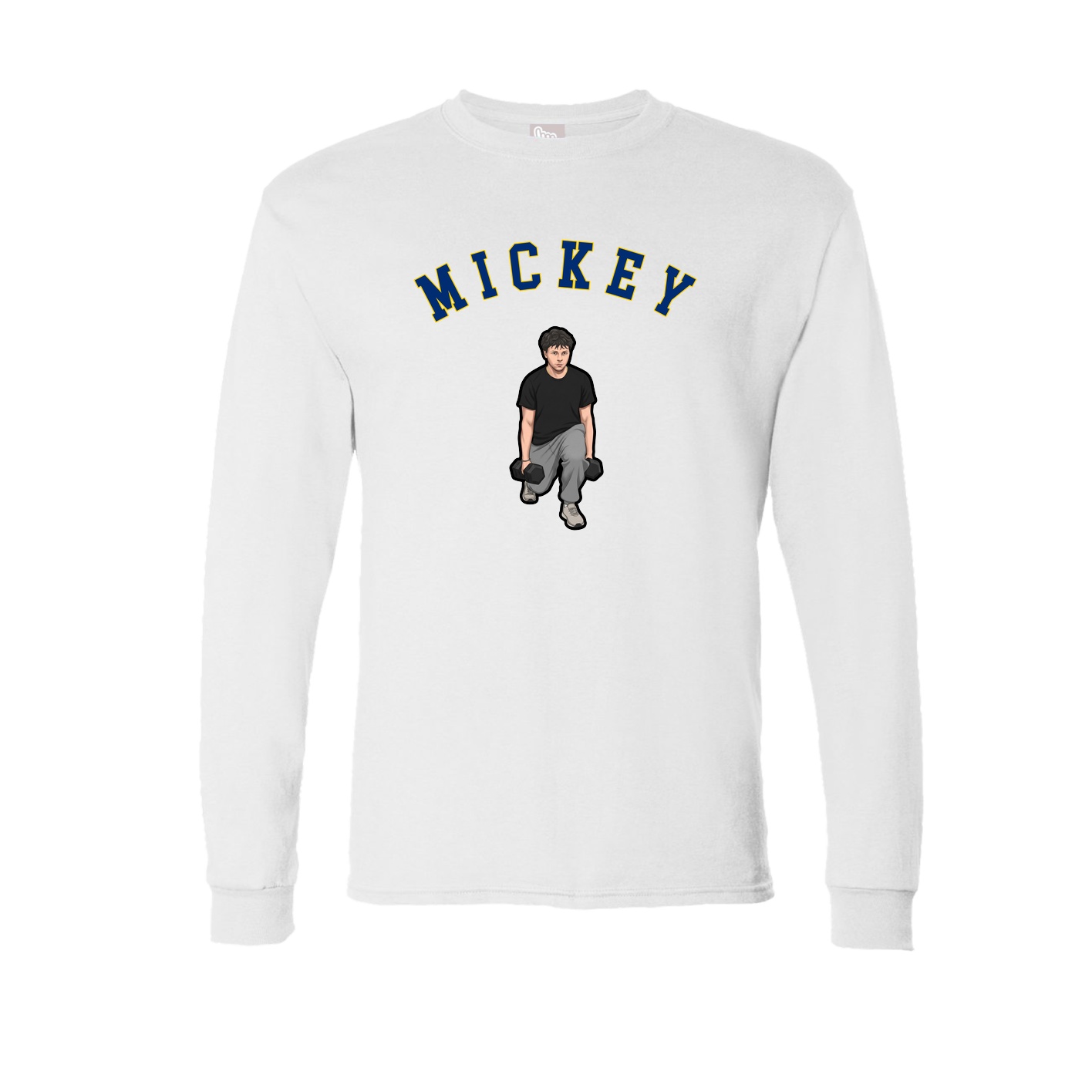Long Sleeve Tee — Shirsey Arch in White
