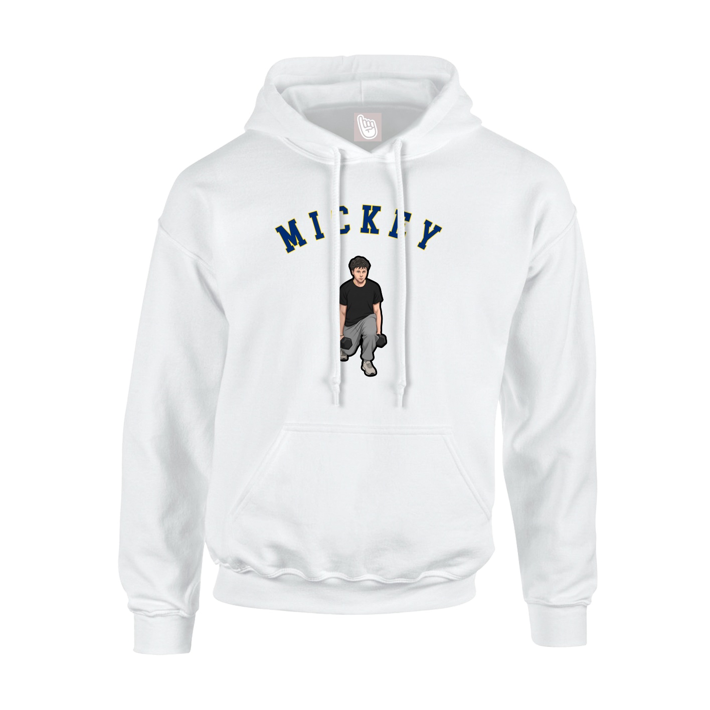 Youth Hoodie — Shirsey Arch in White