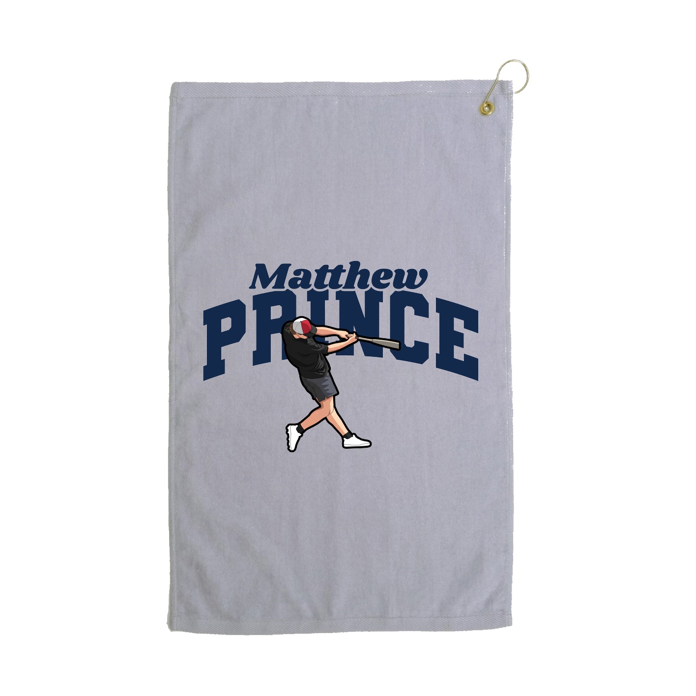 Golf Towel — Signature Arch in Grey