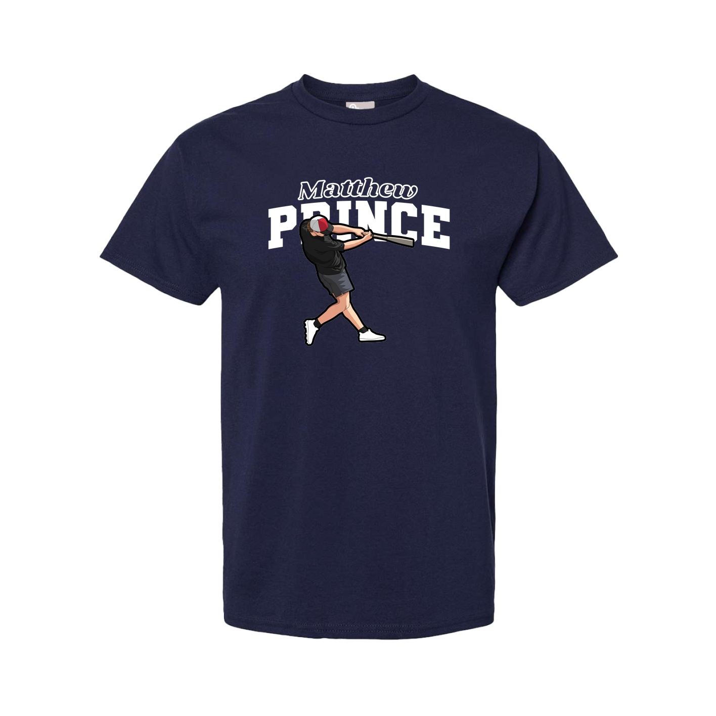 Tee — Name Arch in Navy