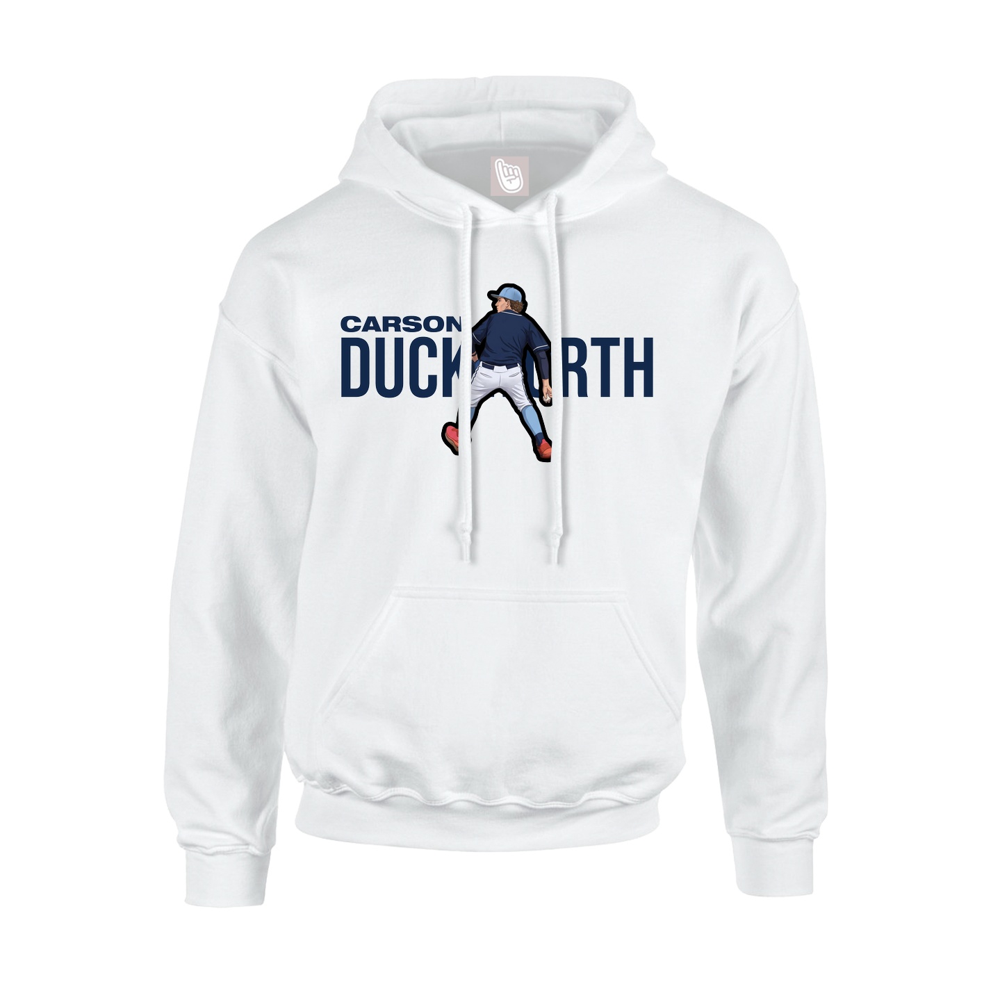 Hoodie — Player Name in White