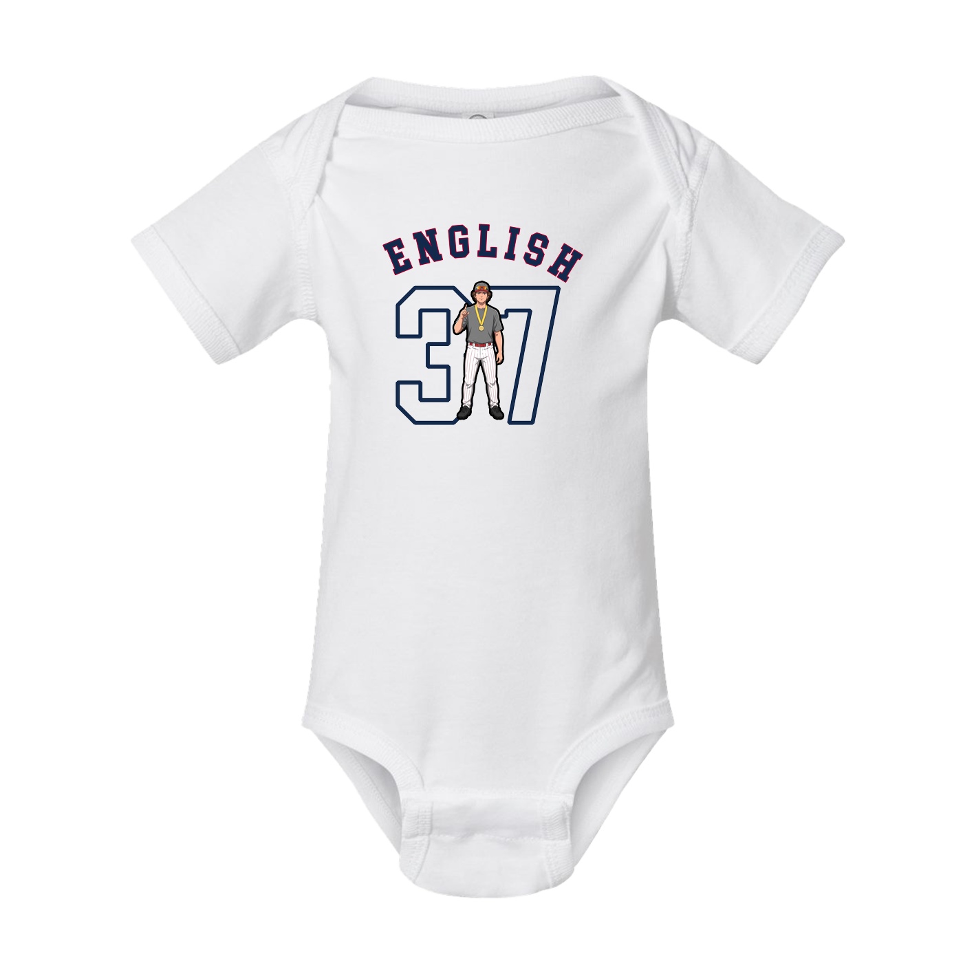 Baby Onesie — Shirsey Arch in White
