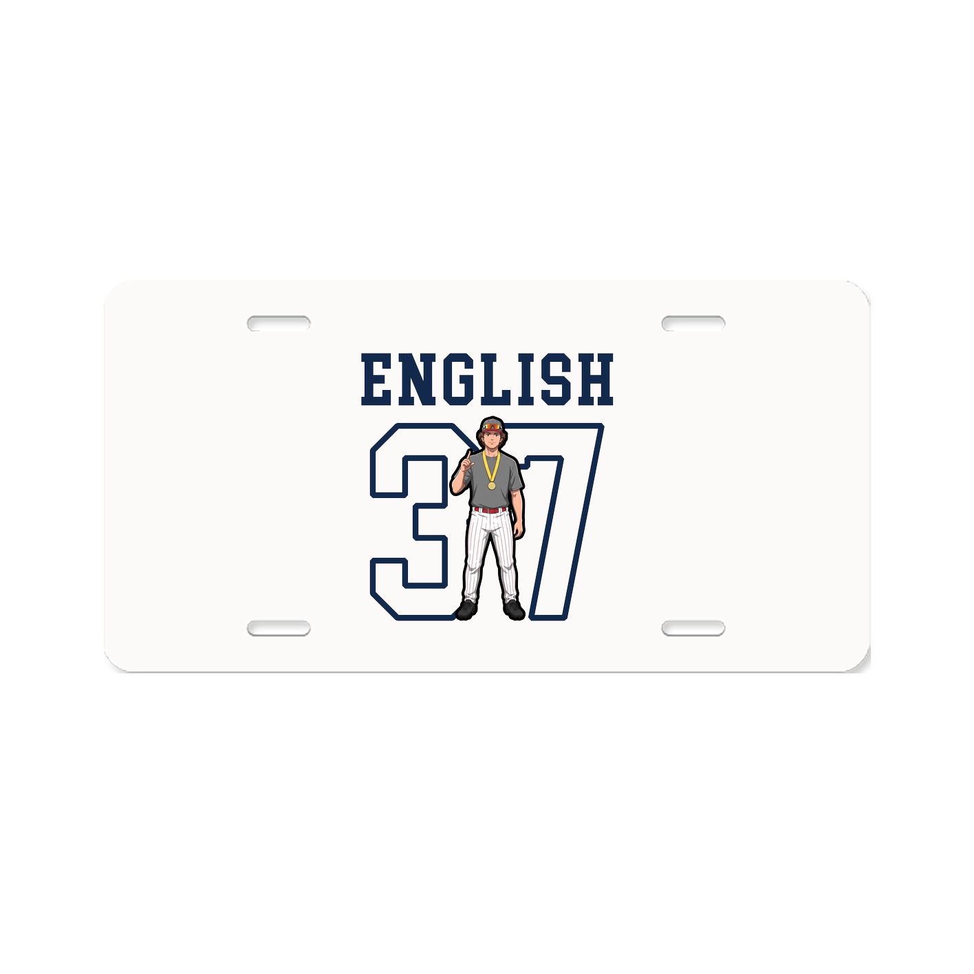 License Plate — Shirsey in Classic