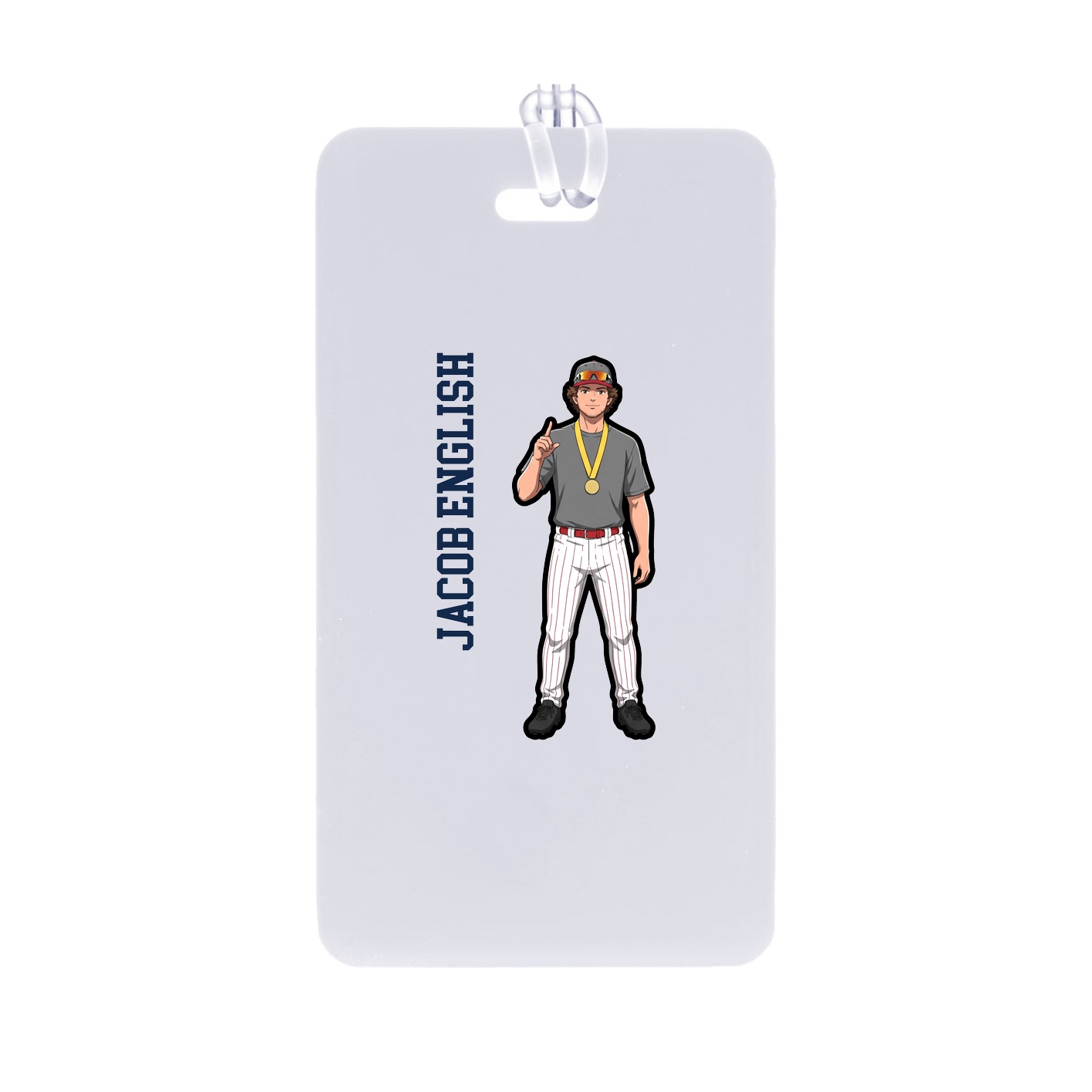 Bag Tag — Name Vertical in Classic