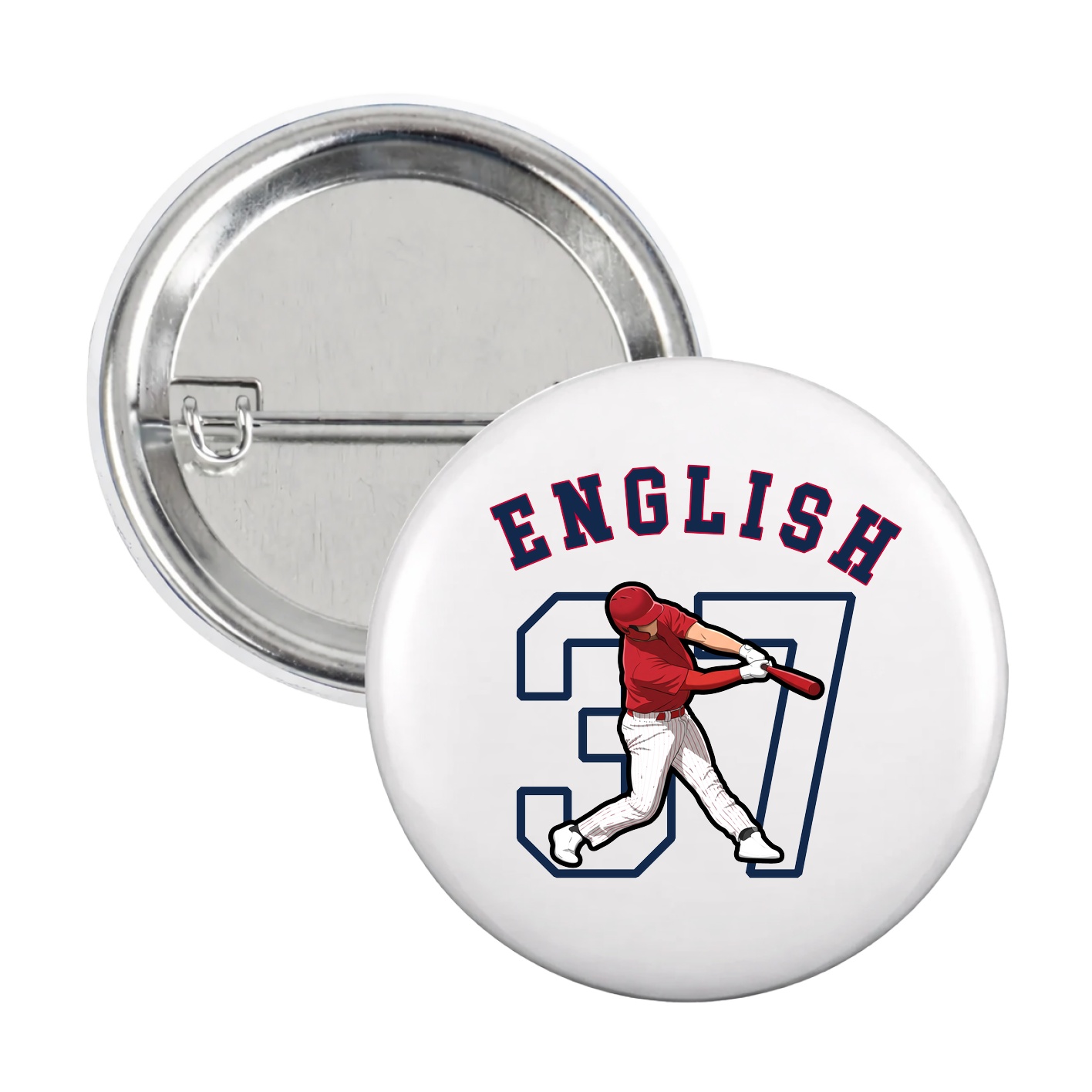 Game Day Button — Shirsey Arch in White