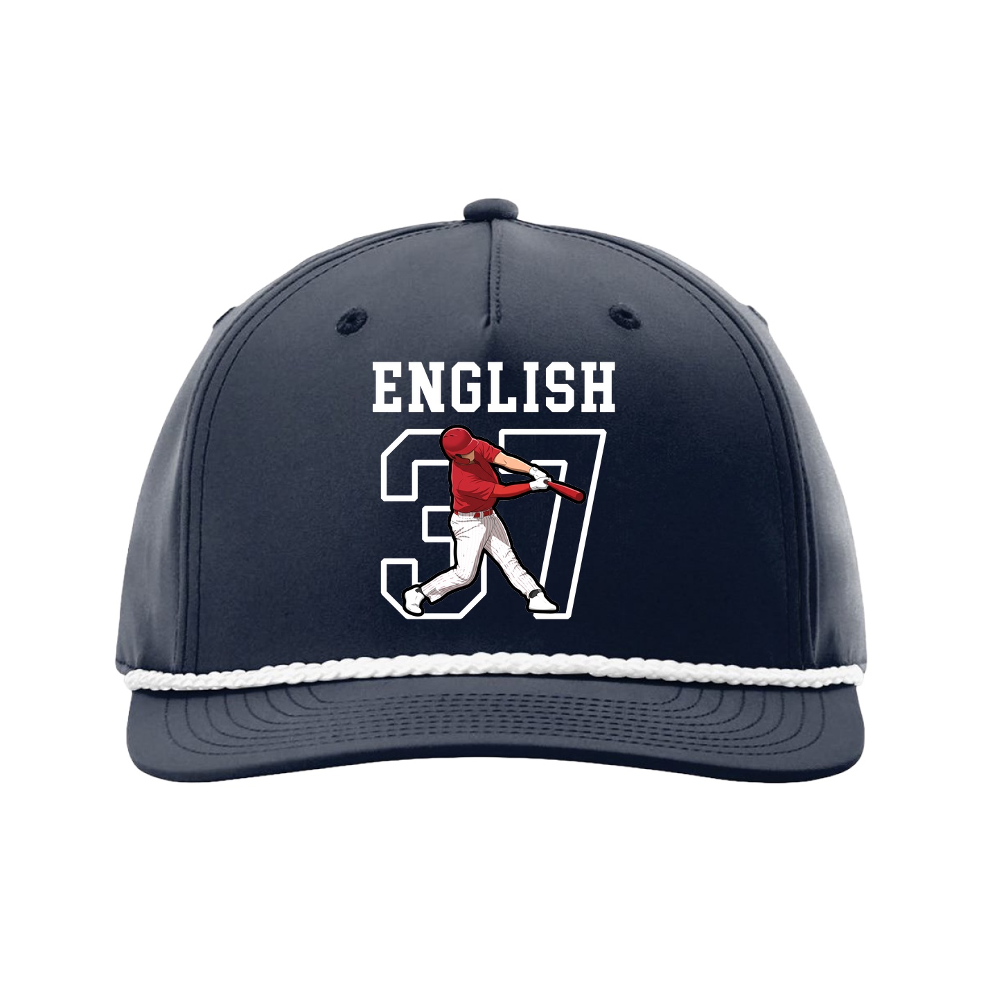 Five-Panel Classic Rope Cap — Shirsey in Navy