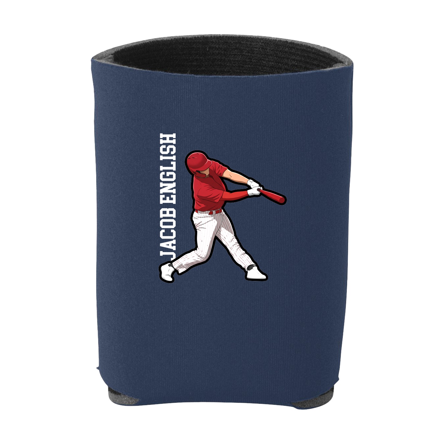 Can Holder — Name Vertical in Navy