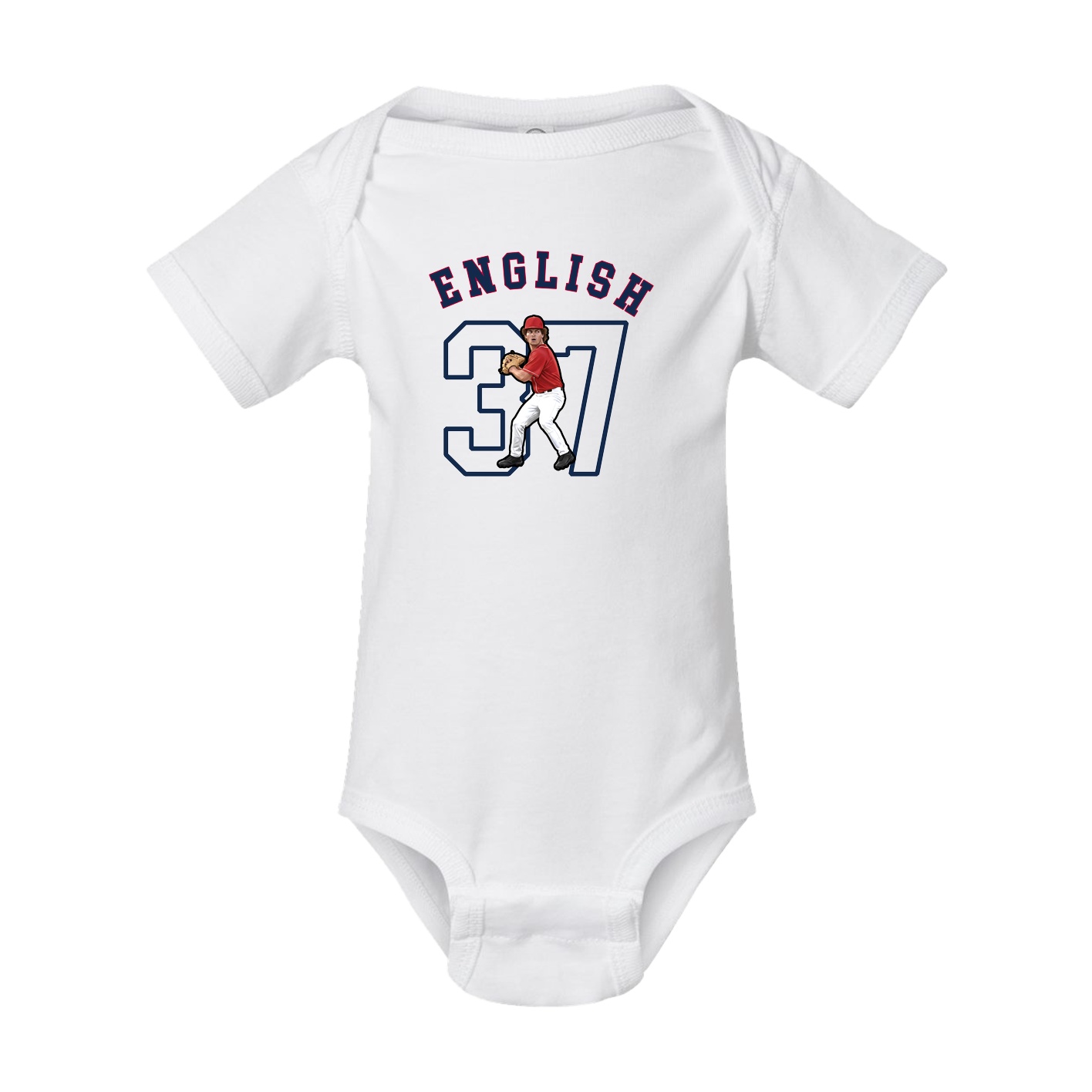 Baby Onesie — Shirsey Arch in White