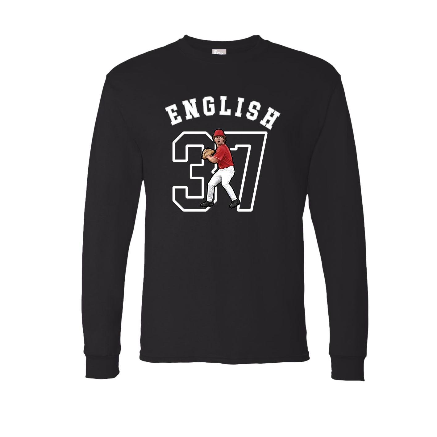 Long Sleeve Tee — Shirsey Arch in Black