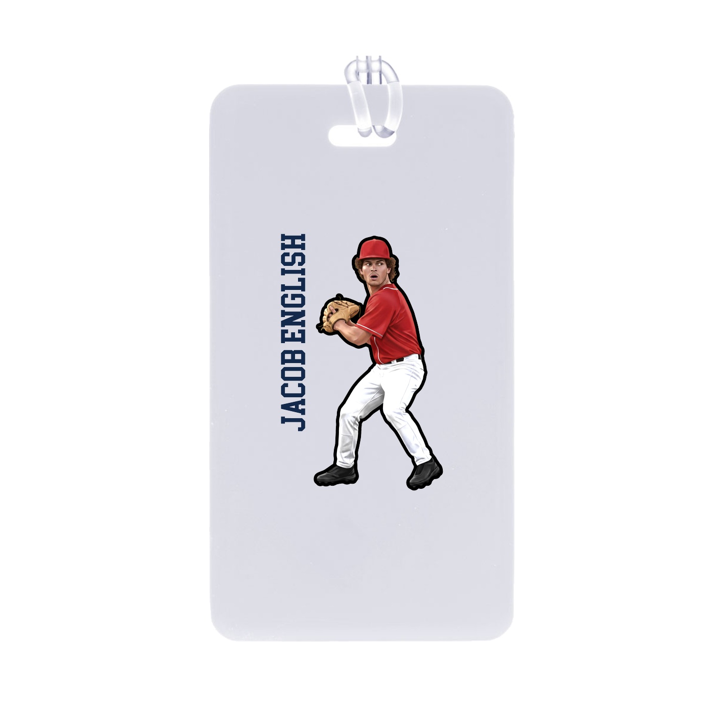 Bag Tag — Name Vertical in Classic