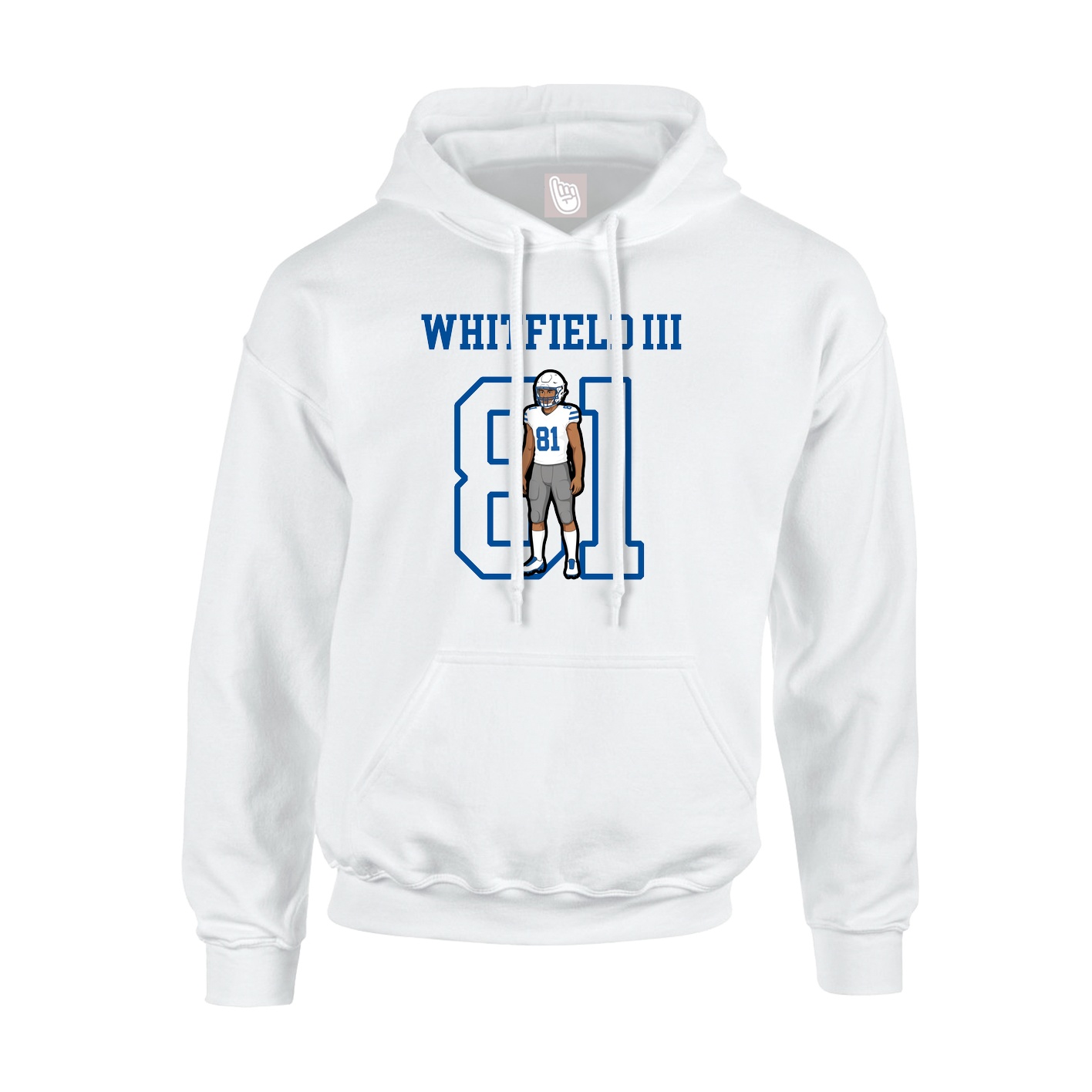 Hoodie — Shirsey in White