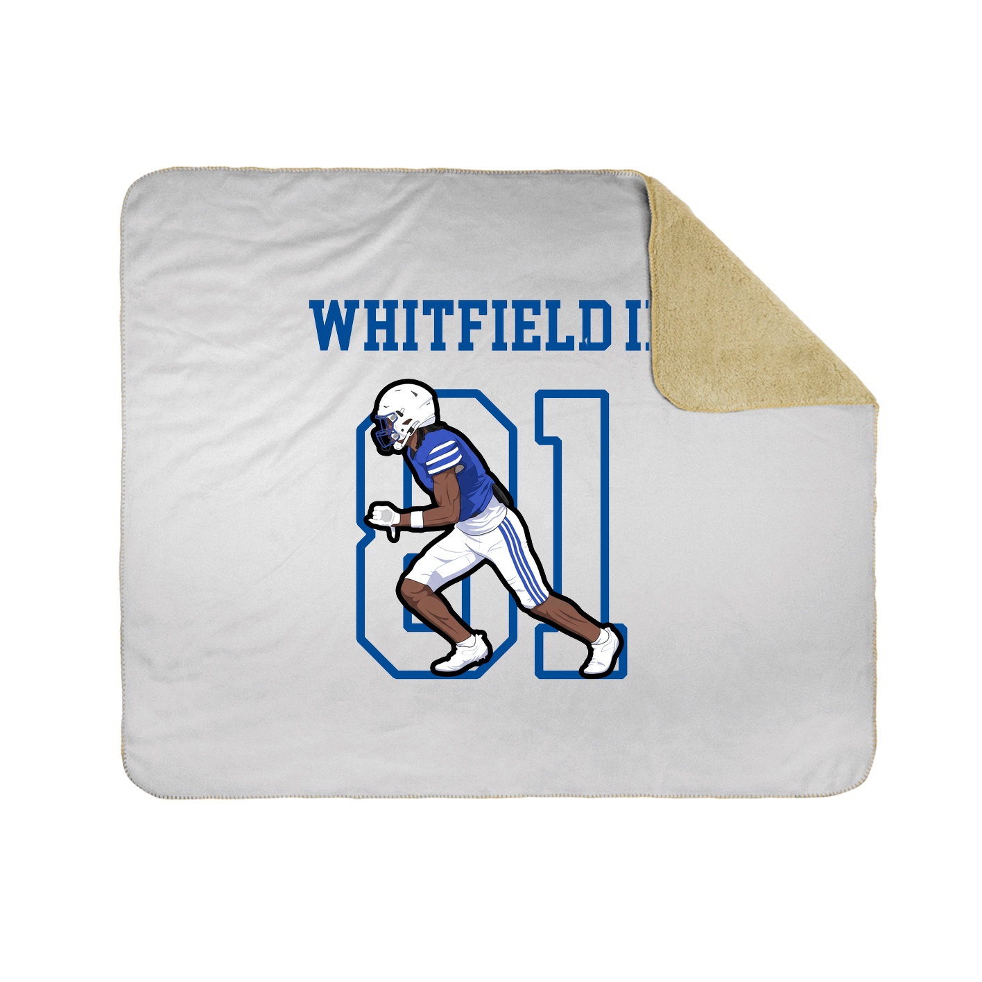 Throw Blanket — Shirsey in White