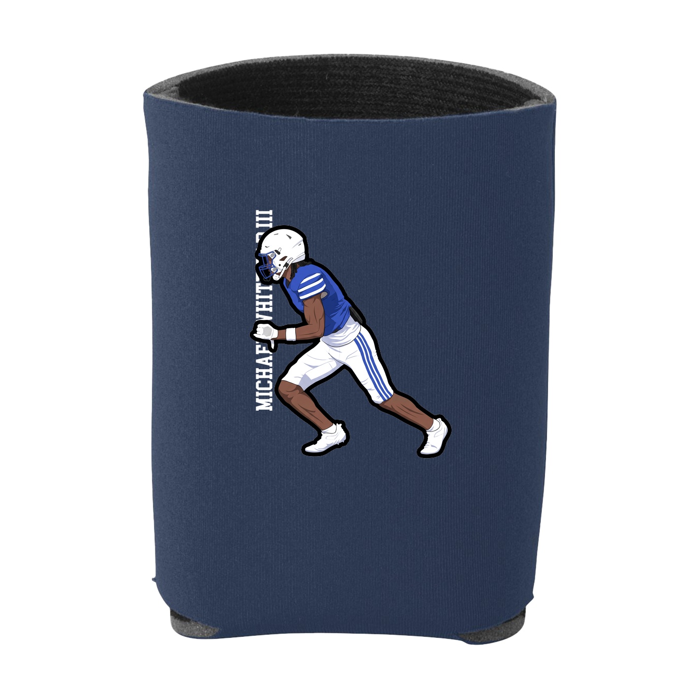 Can Holder — Name Vertical in Navy