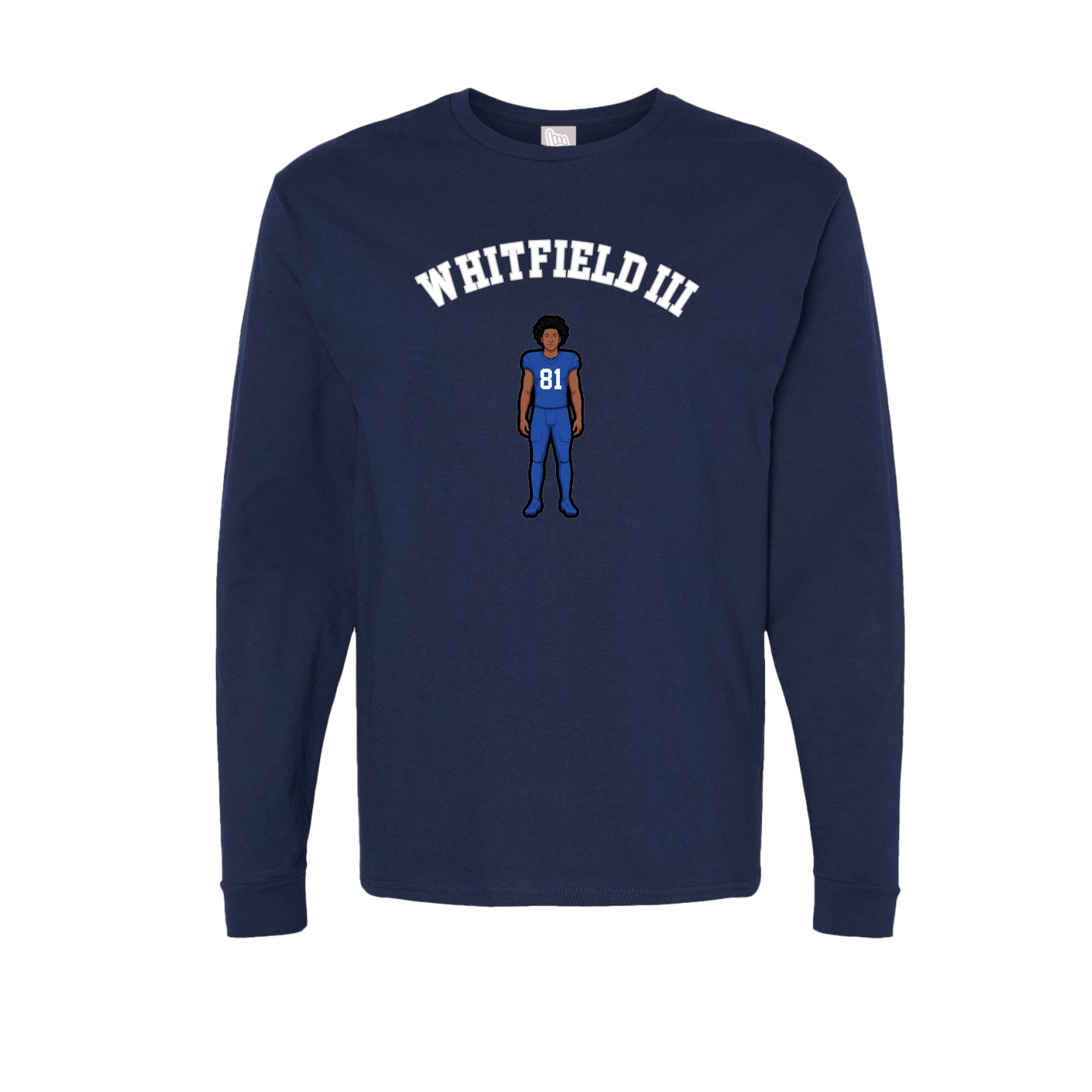 Long Sleeve Tee — Shirsey Arch in Navy