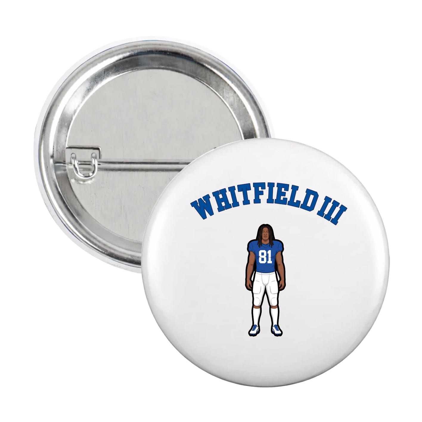 Game Day Button — Shirsey Arch in White