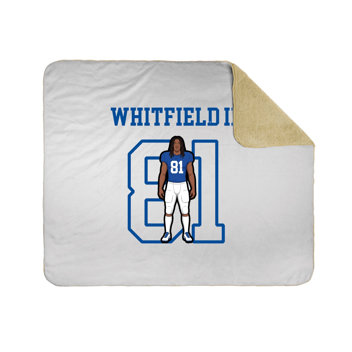 Throw Blanket — Shirsey in White