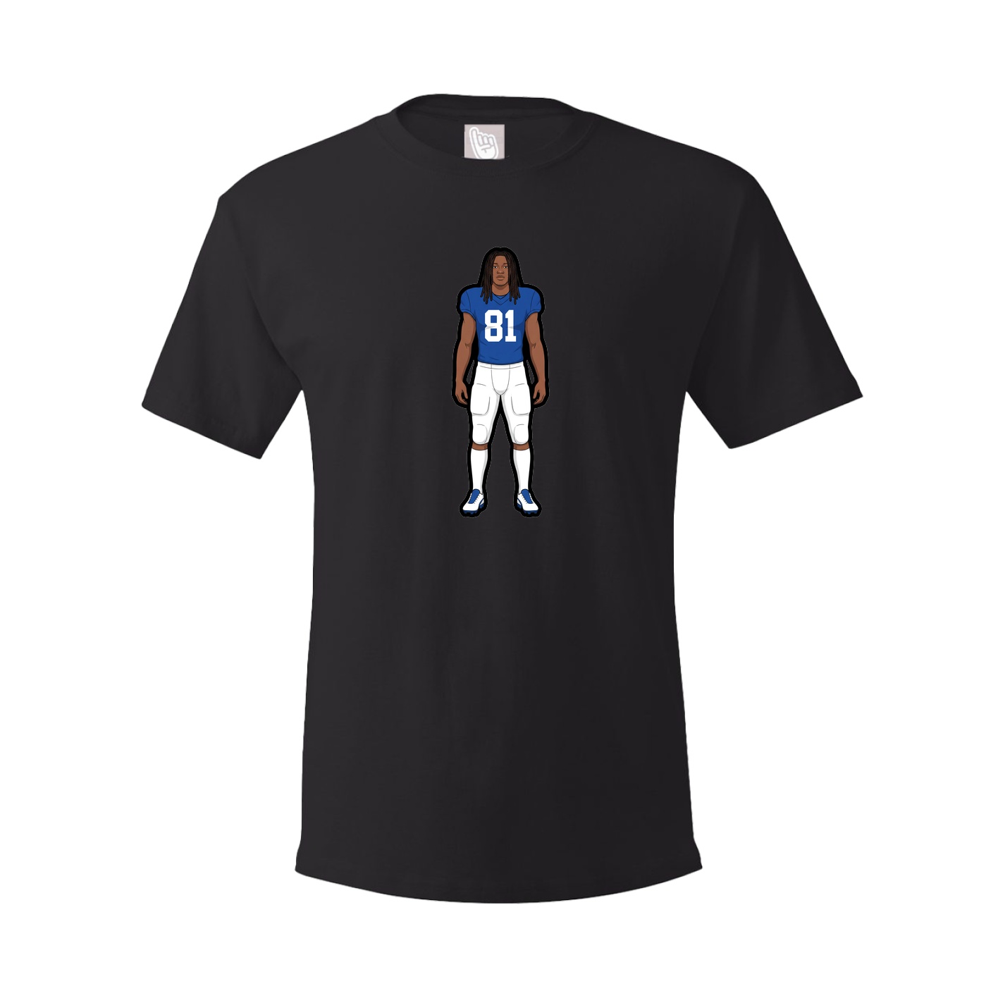 Tee — Name Vertical in Black